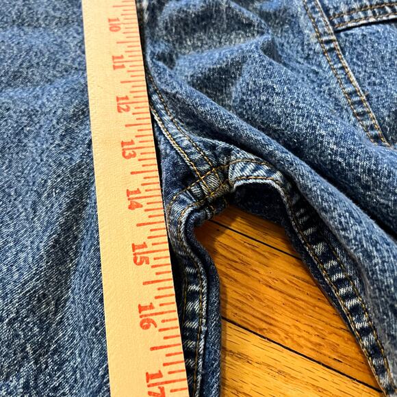 Vintage Y2k 90s Joey Fresco Denim Jean Shorts Womens 32 (meas 28) High Rise - Picture 9 of 11